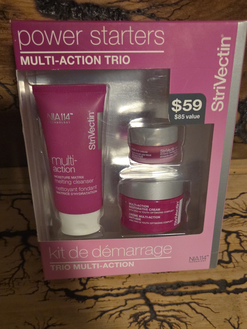 StriVectin Multi-Action Trio Starter Set - Bright Pink Packaging